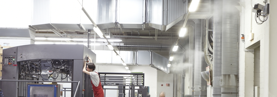 Humidifiers for industrial and commercial projects
