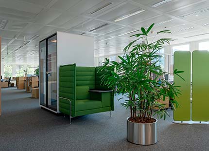 Condair climatic conditions displayed in waiting area